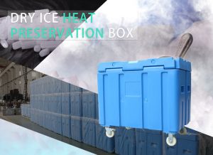 Dry ice heat preservation box