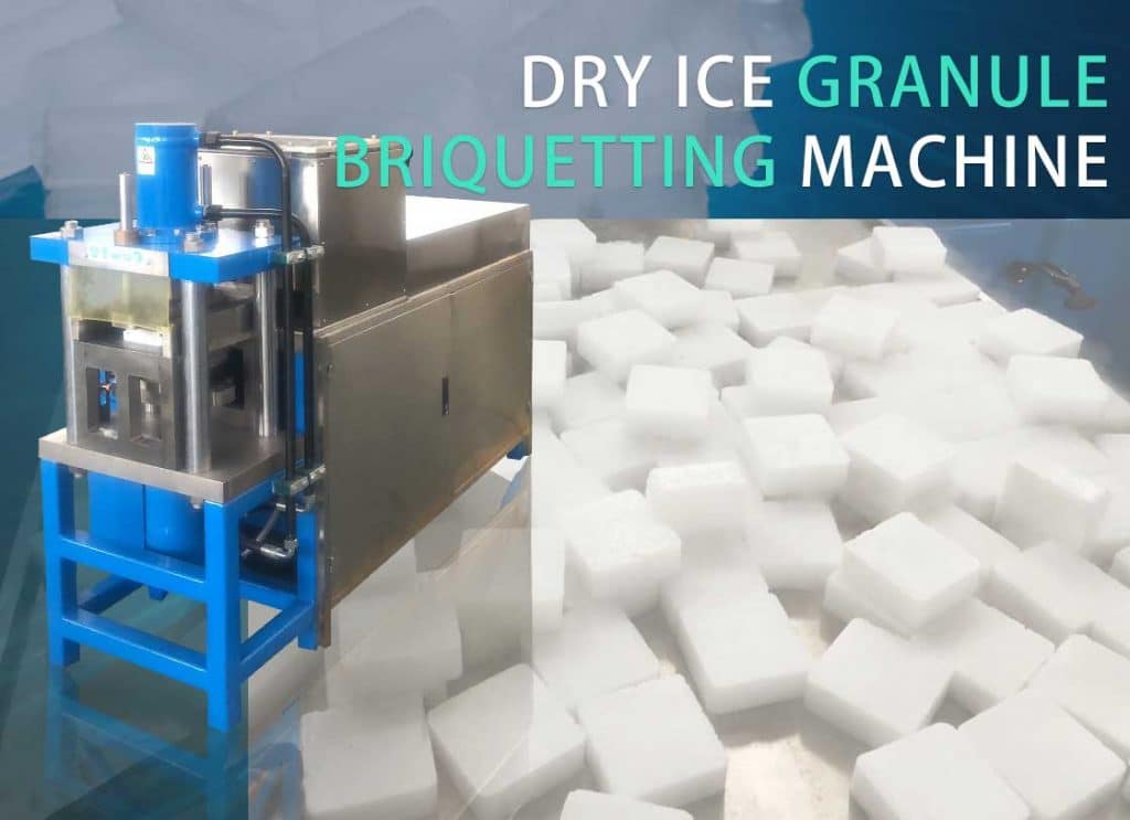 Dry ice granule briquetting machine 1